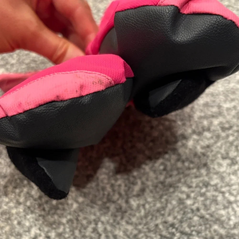The North Face 4T Kids Pink Two-Tone Ski Mittens